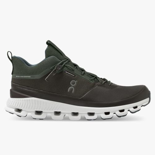 Scarpe da Ginnastica ON Cloud Hi Waterproof Uomo Nere/Verde Oliva IT 30607